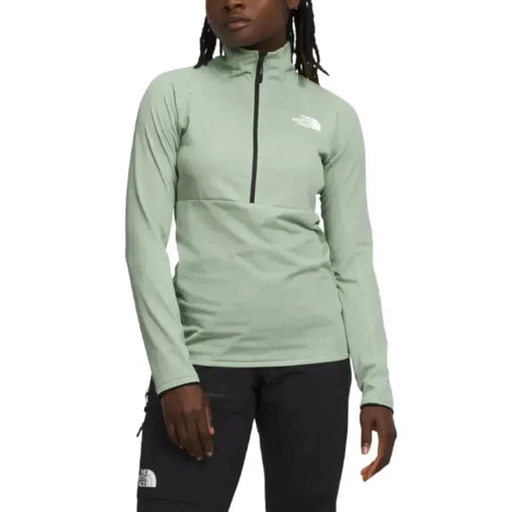 The North Face Women's Summit Futurefleece LT Half Zip Running Shirt Top (US, Alpha, X-Large, Regular, Regular, Misty Sage)