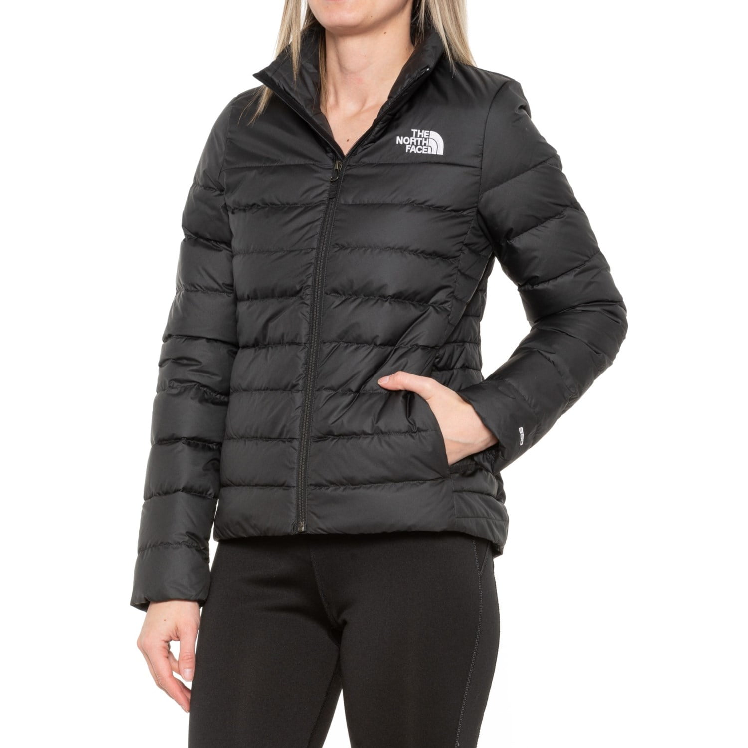 The North Face Women's TNF Black LDS Down Full Zip Insulated Jacket XL ...