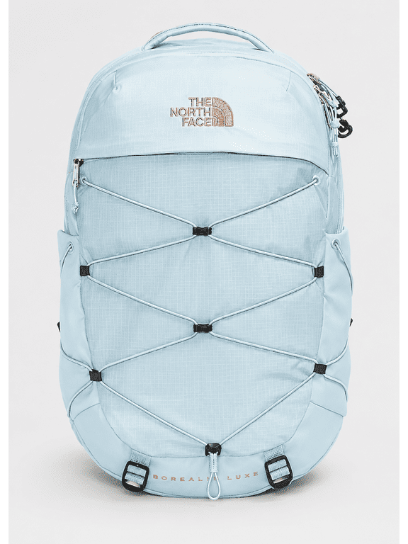 Womens Borealis Luxe Backpack, Icecap Blue/Burnt Coral Metallic, One Size