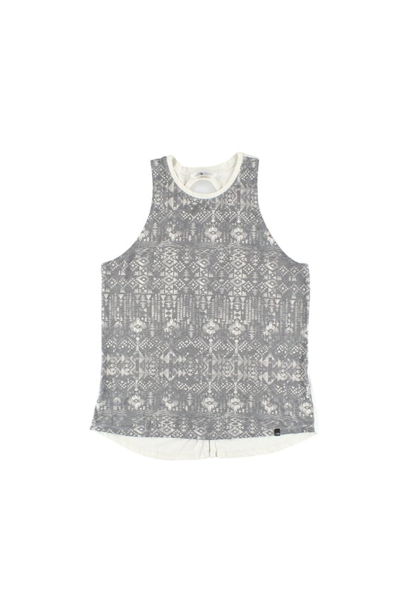 Burn It Tank Womens Tank Tops Size XL, Color: White/Grey
