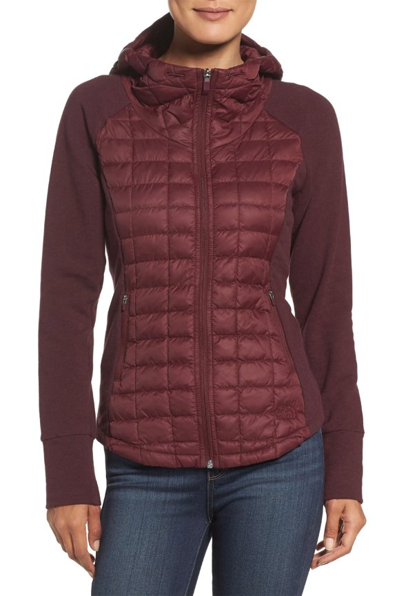 Womens Endeavor Thermoball Primaloft Quilted Jacket XS Garnet Red
