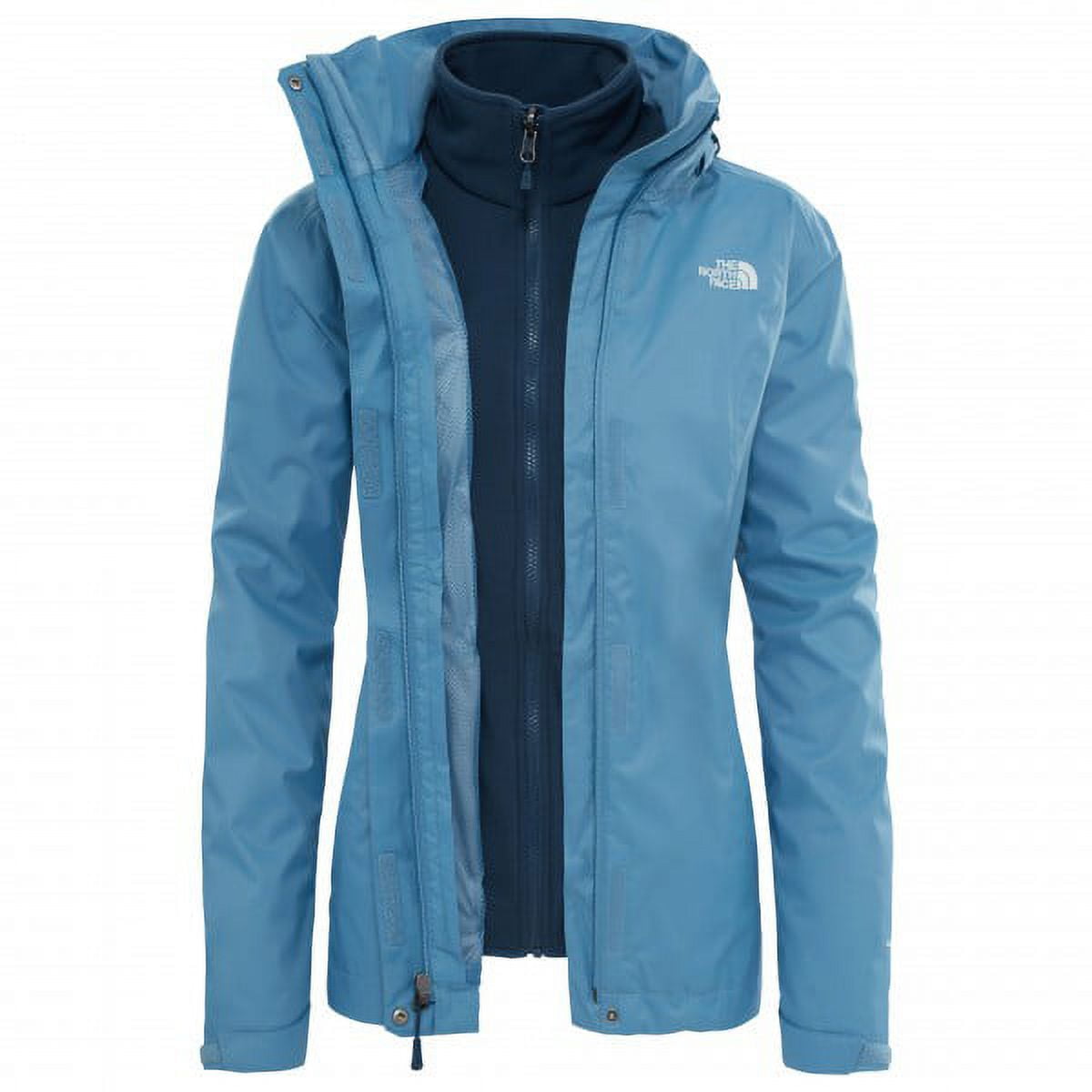 The North Face Womens Evolve 2 Triclimate Jacket (Provincial Blue, Medium)