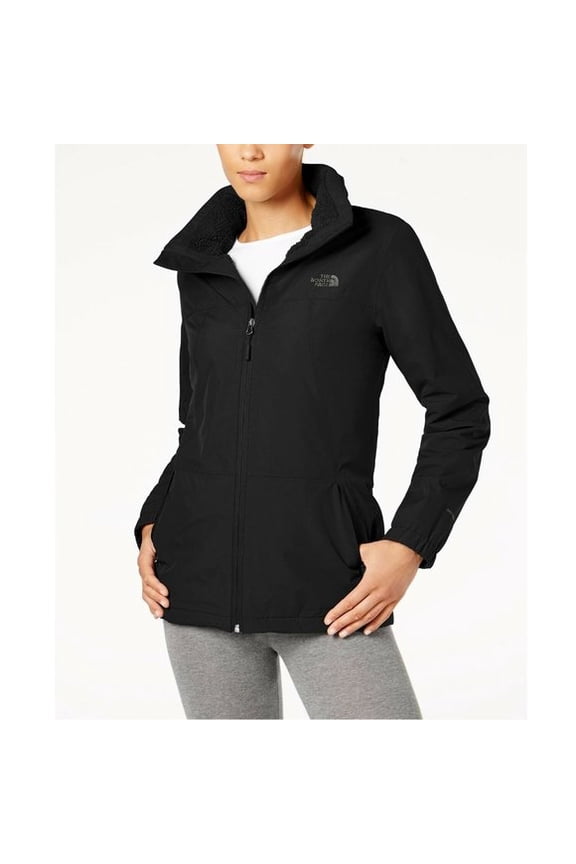 Womens Louisa Fleece-lined Rain Jacket Size XS