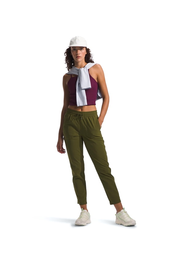 Womens Never Stop WRG Pant, L, REG, Forest Olive