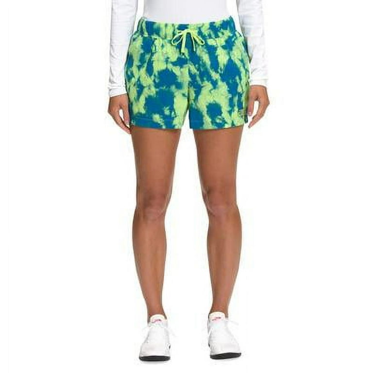 The North Face Womens Printed Class V Shorts Sharp Green Retro Dye Print M