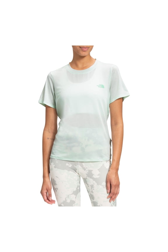 Womens Wander Twist Back T-Shirt,Misty Jade Heather,Medium