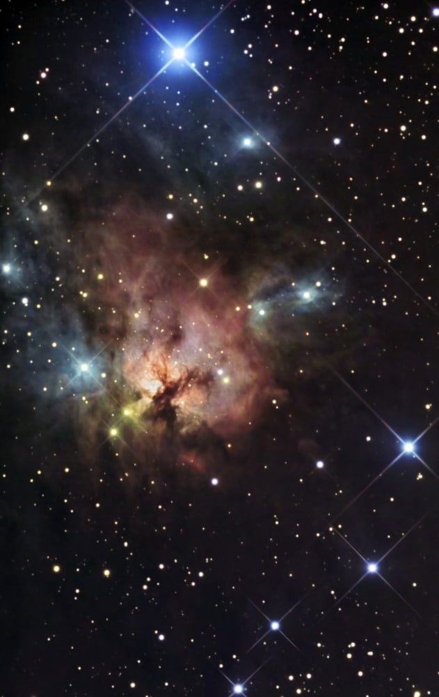 The Northern Trifid Nebula Canvas Art - R Jay GaBanyStocktrek Images (22 x 35)