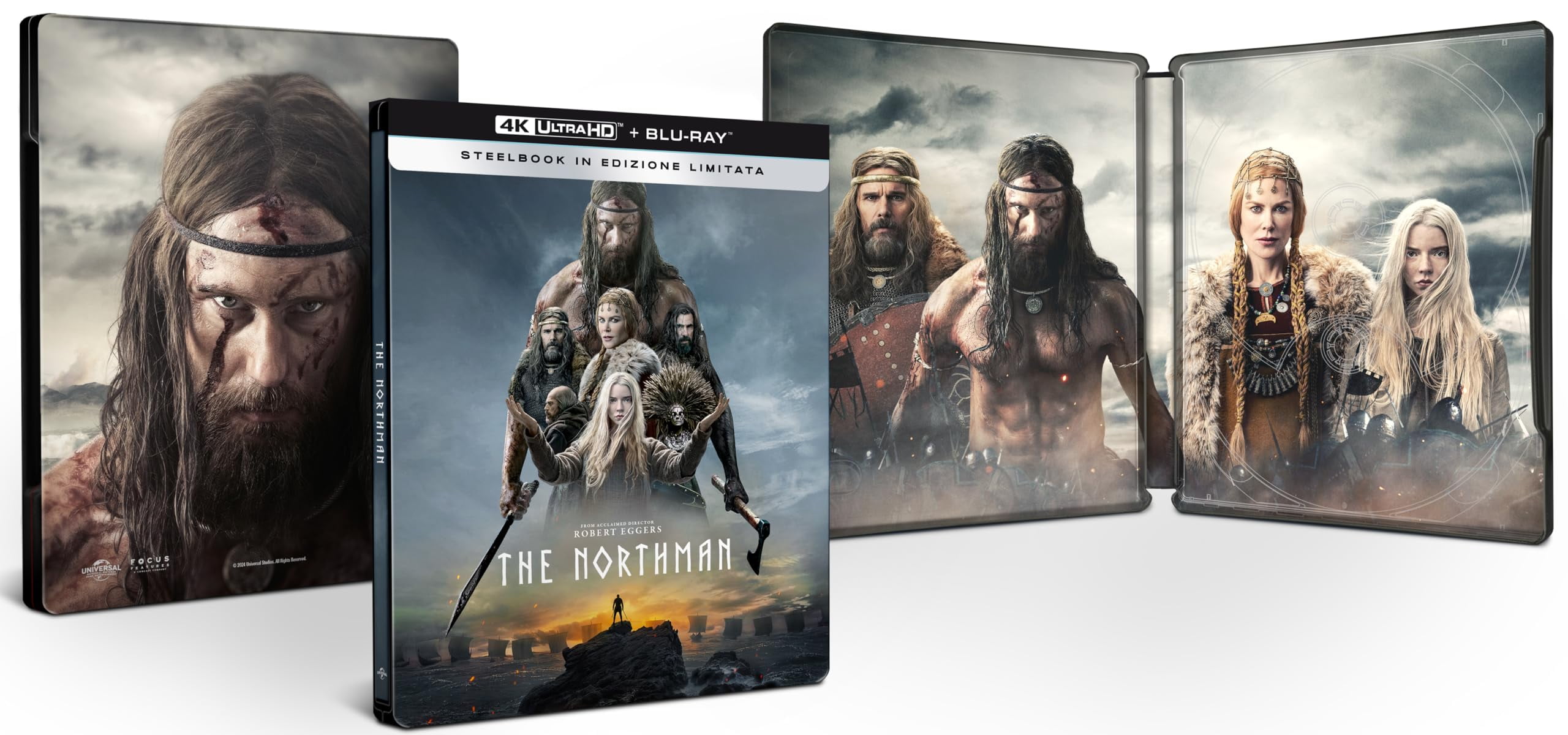 The Northman (Steelbook 4K UHD + Blu-ray) (4K Ultra HD) Alexander Skarsgrd Nicole Kidman