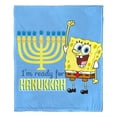 thumbnail image 1 of SpongeBob, I'm Ready for Hanukkah Aggretsuko Comics Silk Touch Throw Blanket, 50" x 60", 1 of 6