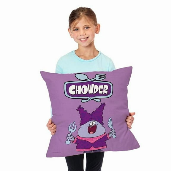 The Northwest 1CWD-69500-0001-OOF 18 x 18 in. Cartoon Network Chowder Throw Pillow