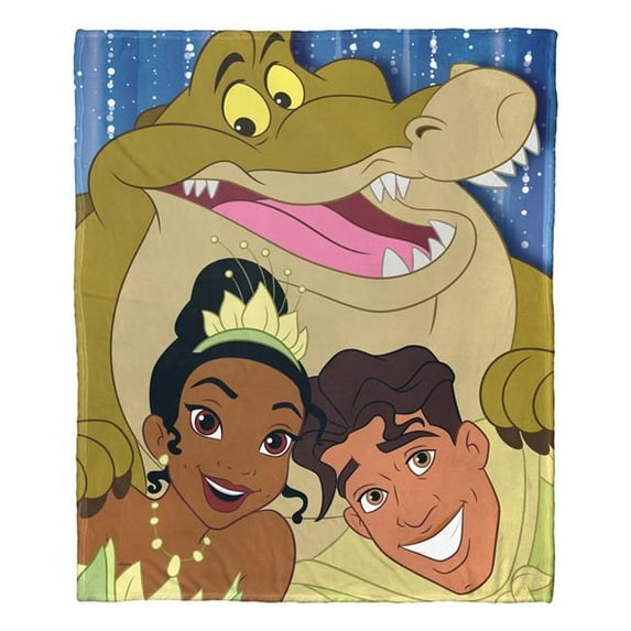 The Northwest 1DON-23600-0023-OOF 50 x 60 in. Disney D100 Bayou Friends Silk Touch Throw Blanket