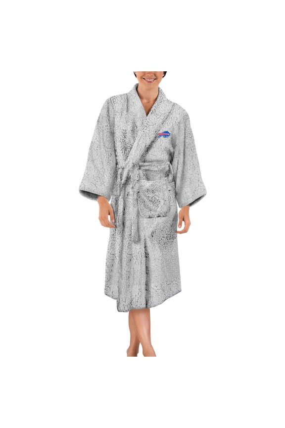 Women's The Northwest Group Gray Buffalo Bills Sherpa Bathrobe