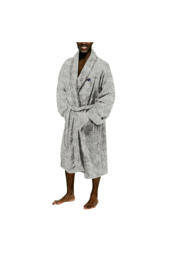 Men's The Northwest Group Gray Buffalo Bills Sherpa Bath Robe