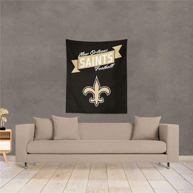 The Northwest 1NFL-T1200-0021-RET 34 x 40 in. NFL   Orleans Saints Premium Wall Hanging Tapestry