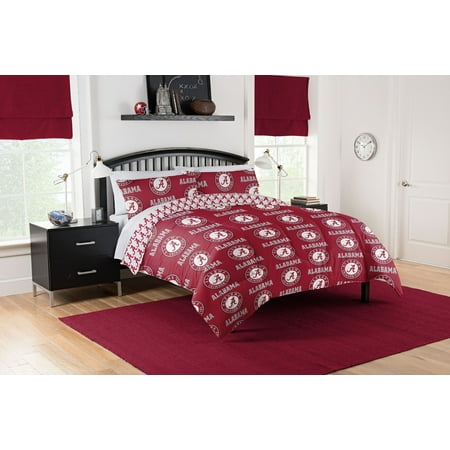 The Northwest Company 5-Piece Red Team Logo Bed in a Bag, Full