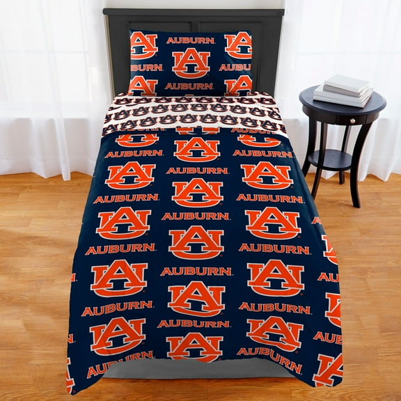 The Northwest Company Auburn Tigers 4-Piece Twin Bed in a Bag Set