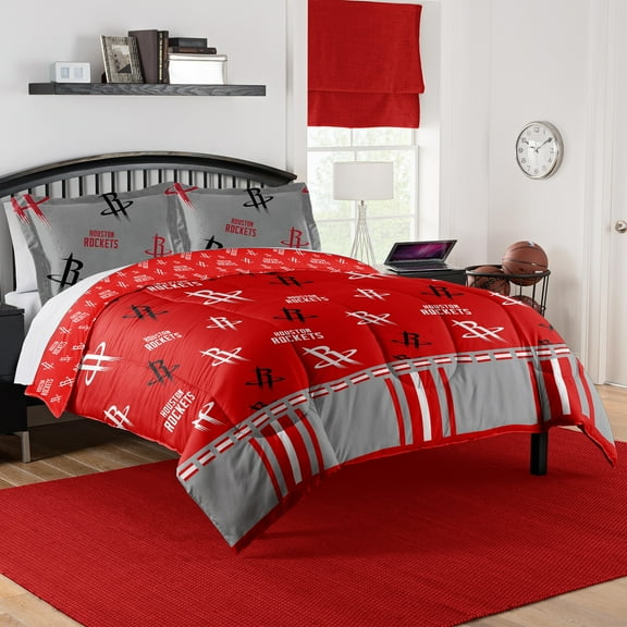 The Northwest Company Houston Rockets 5-Piece Queen Bed in a Bag Set