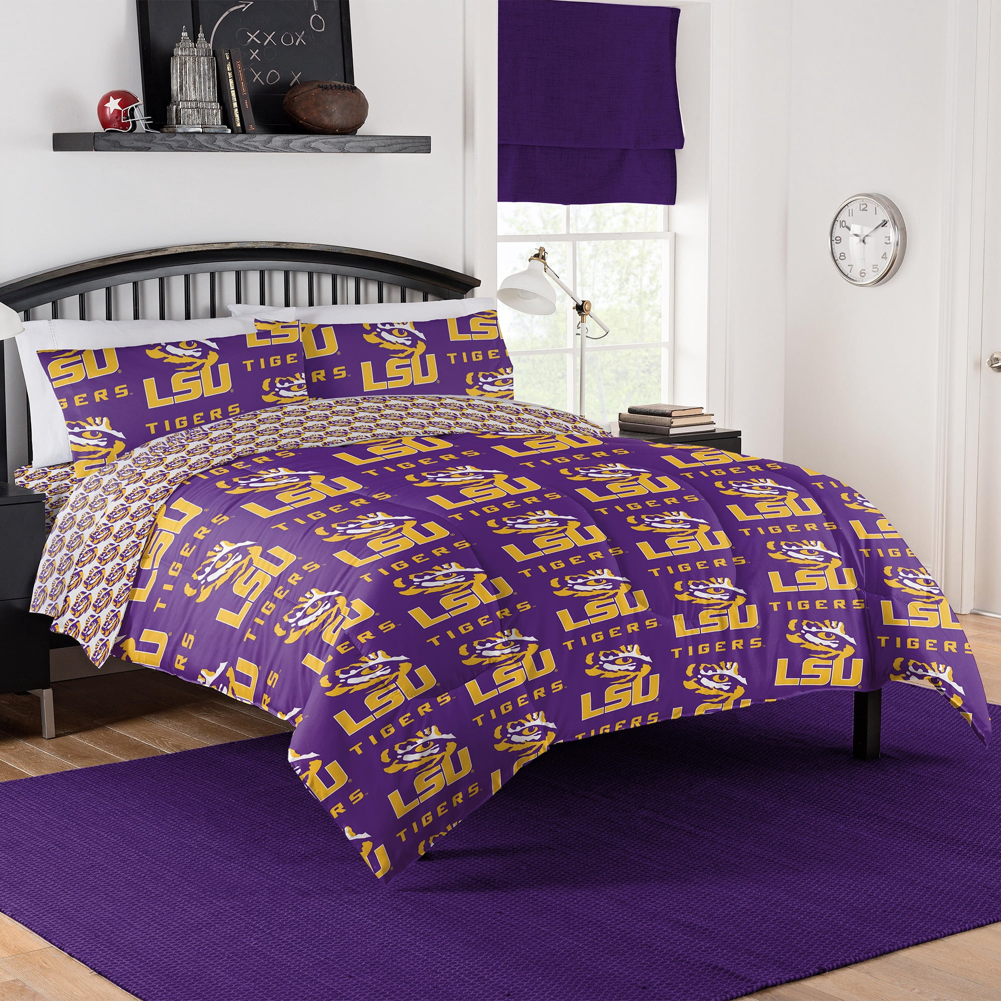 The Northwest Company Officially Licensed NCAA LSU Tigers Queen Bedding