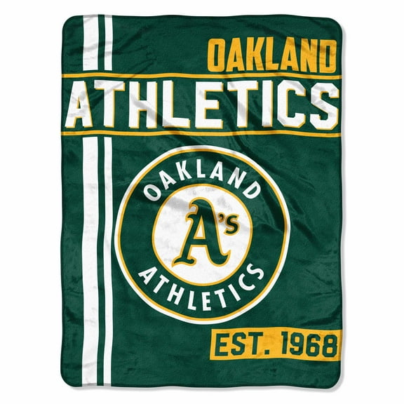 The Northwest Company Oakland Athletics 46" x 60" Walk Off Micro Raschel Throw Blanket