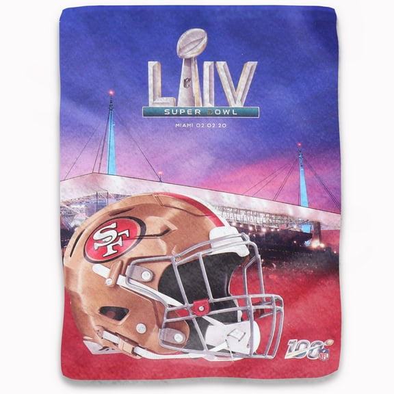 The Northwest Company San Francisco 49ers 50'' x 60'' Super Bowl LIV Bound Plush Blanket