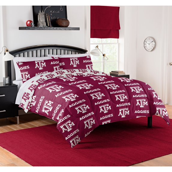 The Northwest Company Texas A&M Aggies 5-Piece Queen Bed in a Bag Set