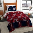 thumbnail image 1 of The Northwest Company Washington Nationals 4-Piece Twin Bed in a Bag Set, 1 of 5