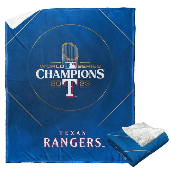 The Northwest Group Texas Rangers 50" x 60" 2023 World Series Champs Glory Silk Touch Throw Blanket