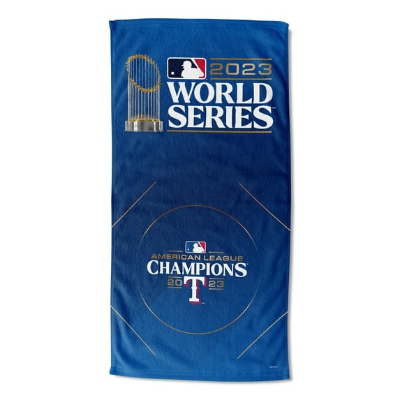 The Northwest Group Texas Rangers 30" x 60" 2023 World Series Champ Beach Towel