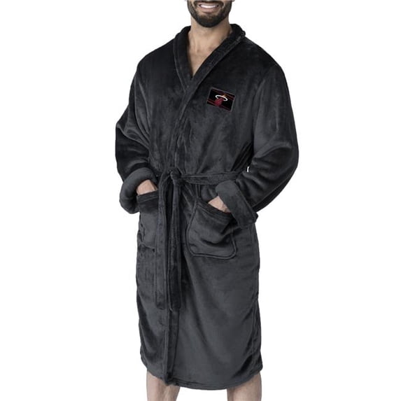 The Northwest Group 1NBA-R0102-1014-OOF NBA Heat Fast Track Bathrobes - Black - Large & Extra Large