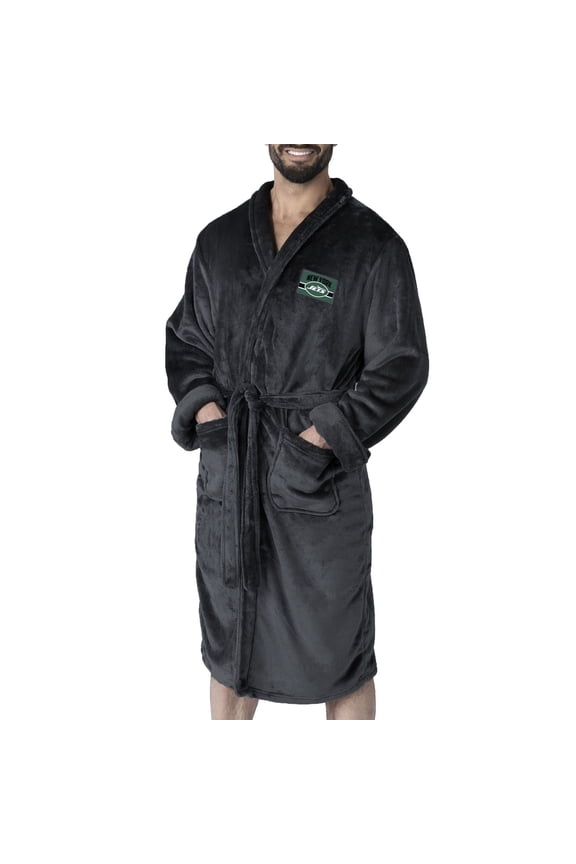 Men's The Northwest Group Black New York Jets Bathrobe