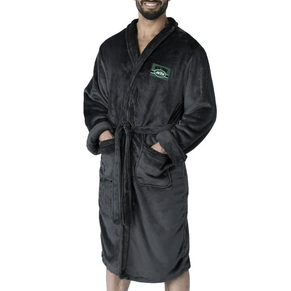 Men's The Northwest Group Black New York Jets Bathrobe