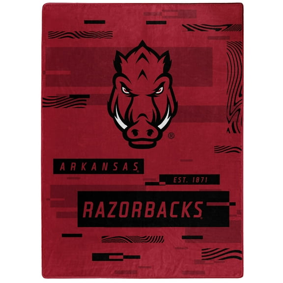 The Northwest Group  Arkansas Razorbacks 50" x 60" Digitize Raschel Throw Blanket