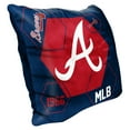 thumbnail image 1 of The Northwest Group  Atlanta Braves 16" x 16" Connector Velvet Pillow, 1 of 2