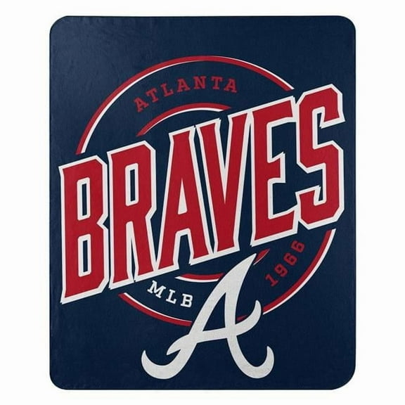The Northwest Group  Atlanta Braves 50" x 60" Campaign Fleece Throw