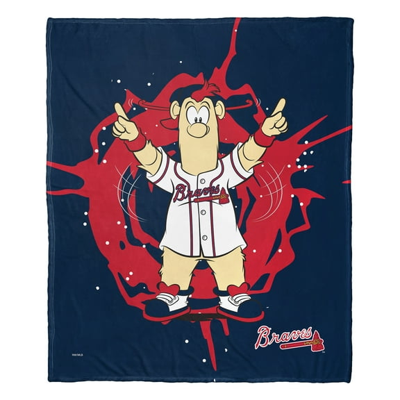 The Northwest Group Atlanta Braves 50" x 60" Mascot Silk Touch Throw Blanket