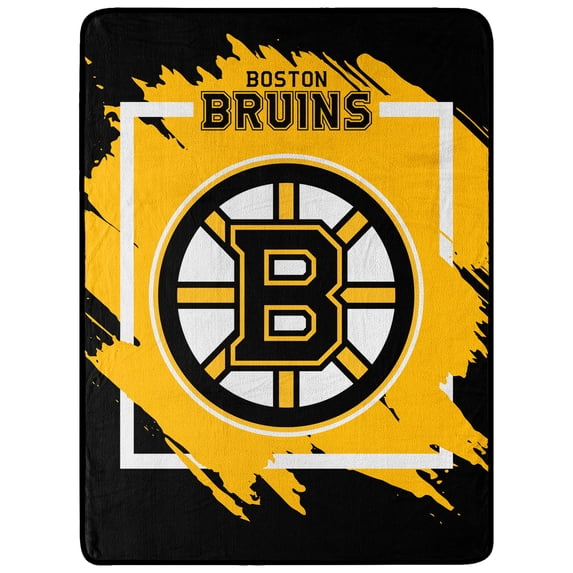 The Northwest Group Boston Bruins 46" x 60" Dimensional Micro Raschel Plush Throw Blanket