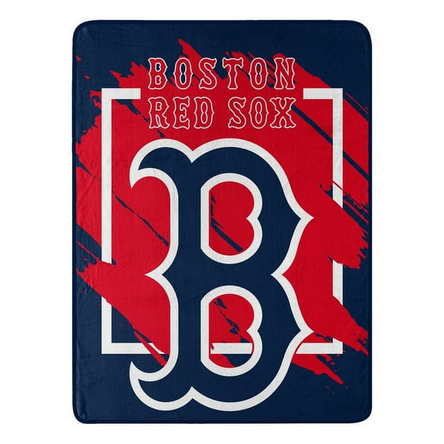 The Northwest Group  Boston Red Sox 46" x 60" Dimensional Micro Raschel Plush Throw Blanket