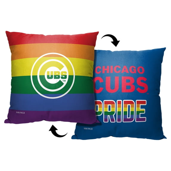 The Northwest Group Chicago Cubs 30" x 60" Pride Throw Blanket Pillow