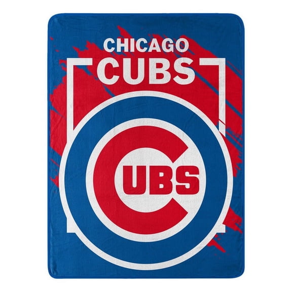 The Northwest Group  Chicago Cubs 46" x 60" Dimensional Micro Raschel Plush Throw Blanket