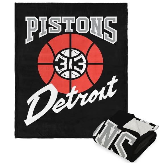 The Northwest Group Detroit Pistons 50'' x 60'' City Edition Silk Touch Sherpa Throw Blanket