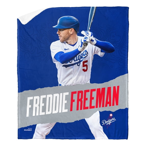 The Northwest Group Freddie Freeman Los Angeles Dodgers 50" x 60" Player Silk Touch Throw Blanket
