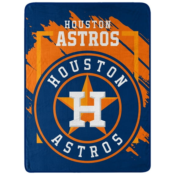 The Northwest Group Houston Astros 46" x 60" Dimensional Micro Raschel Plush Throw Blanket