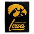 thumbnail image 1 of The Northwest Group  Iowa Hawkeyes 50" x 60" Signature Raschel Plush Throw Blanket, 1 of 2