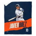 thumbnail image 1 of The Northwest Group Javier Baez Detroit Tigers 50'' x 60'' Player Silk Touch Sherpa Throw Blanket, 1 of 1