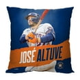 thumbnail image 1 of The Northwest Group Jose Altuve Houston Astros 30" x 60" Player Throw Blanket Pillow, 1 of 4