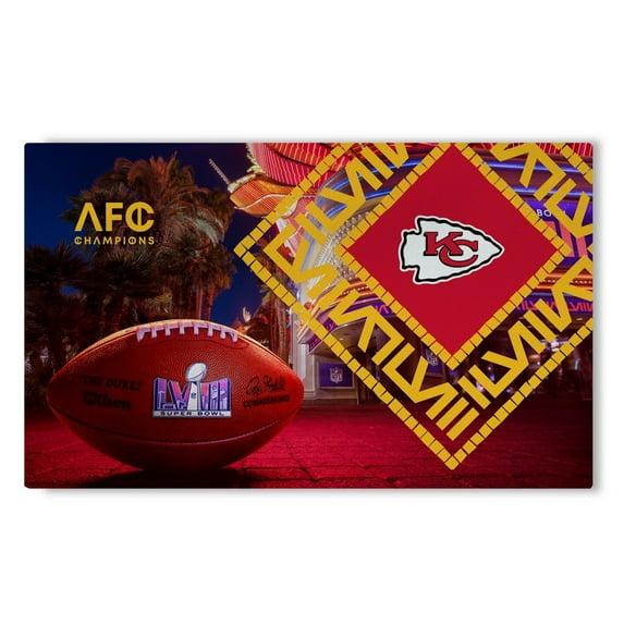 The Northwest Group Kansas City Chiefs Super Bowl LVIII Arrival 32" x 62" Washable Rug
