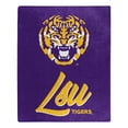 thumbnail image 1 of The Northwest Group  LSU Tigers 50" x 60" Signature Raschel Plush Throw Blanket, 1 of 2