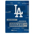 thumbnail image 1 of The Northwest Group  Los Angeles Dodgers 50" x 60" Digitize Raschel Throw Blanket, 1 of 5