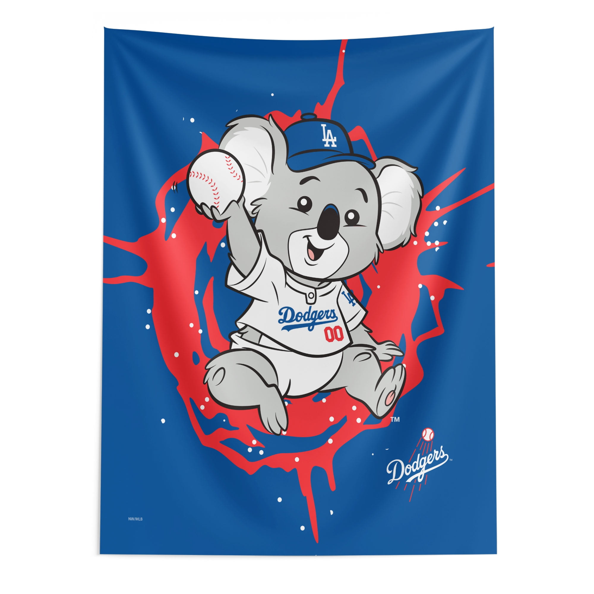 The Northwest Group Los Angeles Dodgers 50" x 60" Mascot Wall Art