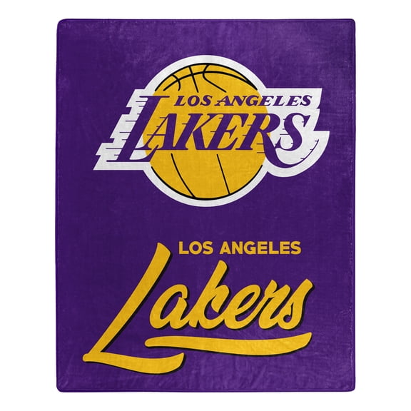 The Northwest Group Los Angeles Lakers 50" x 60" Signature Raschel Plush Throw Blanket